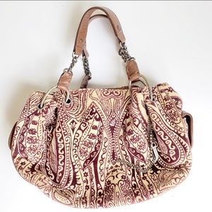 Juicy Couture Velour and Leather Handbag
